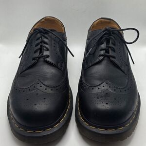 Dr Martens Mens Black Brogue 11845 Shoes Size 8